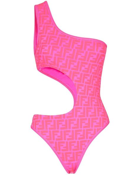 fendi bathing suit pink